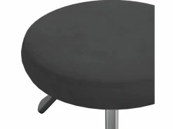 Taburete de masajes terciopelo ES66510 Negro Outlet