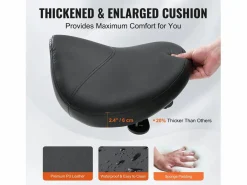 Taburete de Oficina SucceBuy Taburete de Asiento, Silla Rodante con Ruedas, Cuero PU Grueso^ Best