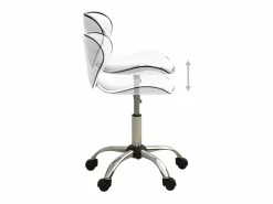 Taburete de salón de belleza de cuero sintético ES73949^ Best