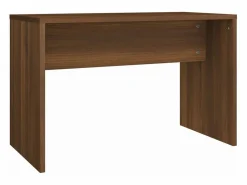 vidaxl Banco Y Pie De Cama|Banco Y Pie De Cama|Taburete de tocador contrachapada marrón roble 70x35x45 cm
