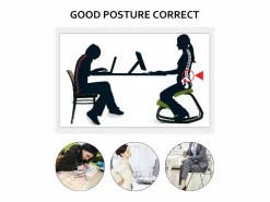 Taburete De Oficina|Taburete Ergonómico de Rodillas, SucceBuy, de Madera, con Balanceo y Corrector de Postura para Oficina y Hogar.