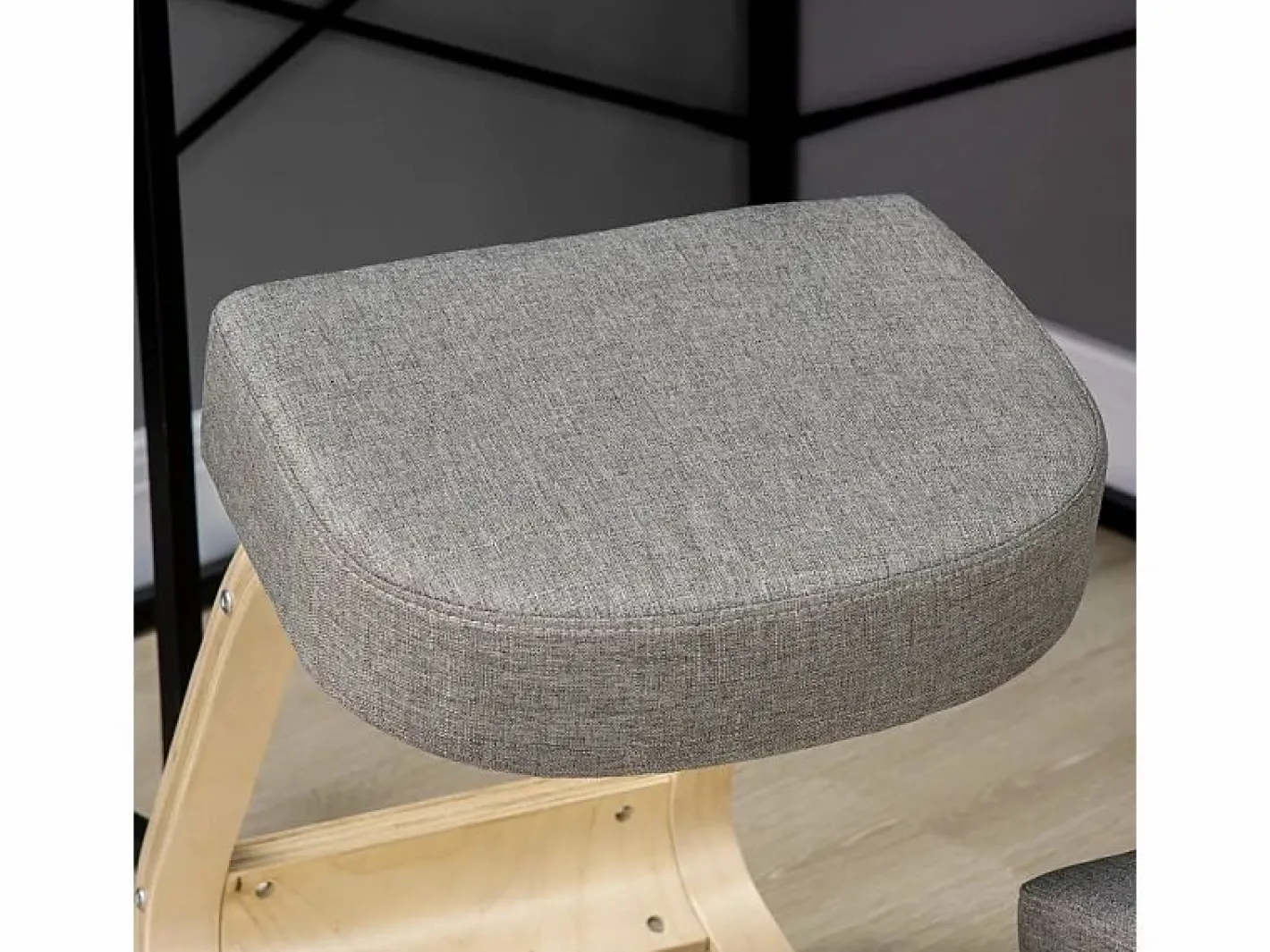 Taburete ergonómico de rodillas, postura saludable, madera de abedul, (51x69x58 cm)^ Online