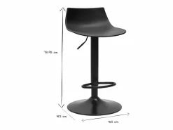 Taburetes de bar regulables en diseño (juego de 2) KELLY^Miliboo Sale