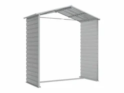 Garden Furniture Caseta De Jardín|Tampa Cobertizo de jardín acero galvanizado claro 191x130x198 cm