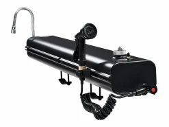 Tanque de Agua de Techo SucceBuy de 26.5L, Tanque de Aluminio de Alta Capacidad con Puerto de Presurización, 2 Paneles Antisalpicaduras y Ranura en T Negro Online