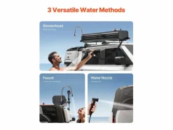 Tanque de Agua SucceBuy para Barras de Techo, Capacidad de 15L, Tanque Exterior Multi-Distribución con 2 Paneles Antisalpicaduras Negro Discount