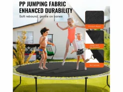 Tapiz de Reemplazo para Trampolín SucceBuy, Marco de 396 cm, 80 Aros en V, Resorte de 18 cm^ New