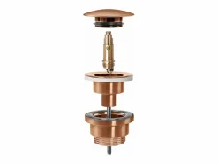 Rea Cañería|Tapón De Lavabo Klik-Klak Brush Copper