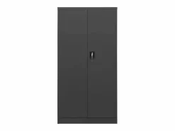 Armario Oficina|Taquilla Antracita 90x40x180 cm Acero