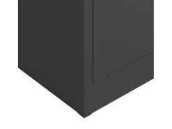 Armario Oficina|Taquilla Antracita 90x40x180 cm Acero