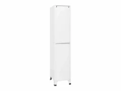 vidaxl Taquilla de acero 38x45x180 cm Blanco New