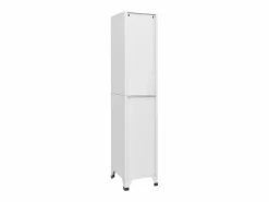 vidaxl Armario Oficina|Taquilla de acero claro 38x40x180 cm