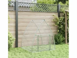Garden Furniture Cama De Animales De Compañía|Taylor Ann Conejera acero galvanizado 100x105x120 cm