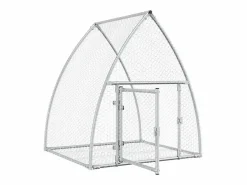 Garden Furniture Cama De Animales De Compañía|Taylor Ann Conejera acero galvanizado 100x105x120 cm