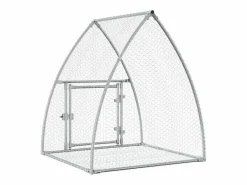 Garden Furniture Cama De Animales De Compañía|Taylor Ann Conejera acero galvanizado 100x105x120 cm