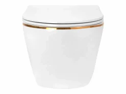 Taza De Inodoro Carlo Mini Tornado Nfq Gold Edge^Rea Best