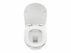 Rea Taza De Inodoro Wc Carlos Duroplast/Slim/Zm Lava Shiny Grey Gris Clearance
