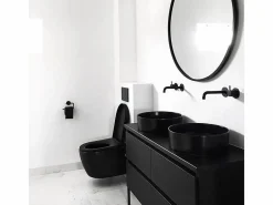 Rea Taza De Inodoro Wc Loyd Slim Black Negro Clearance