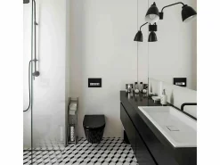 Rea Taza De Inodoro Wc Loyd Slim Black Negro Clearance