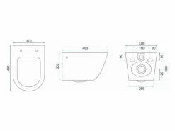Taza De Inodoro Wc Olivier Duroplast/Flat/Zm White^Rea New