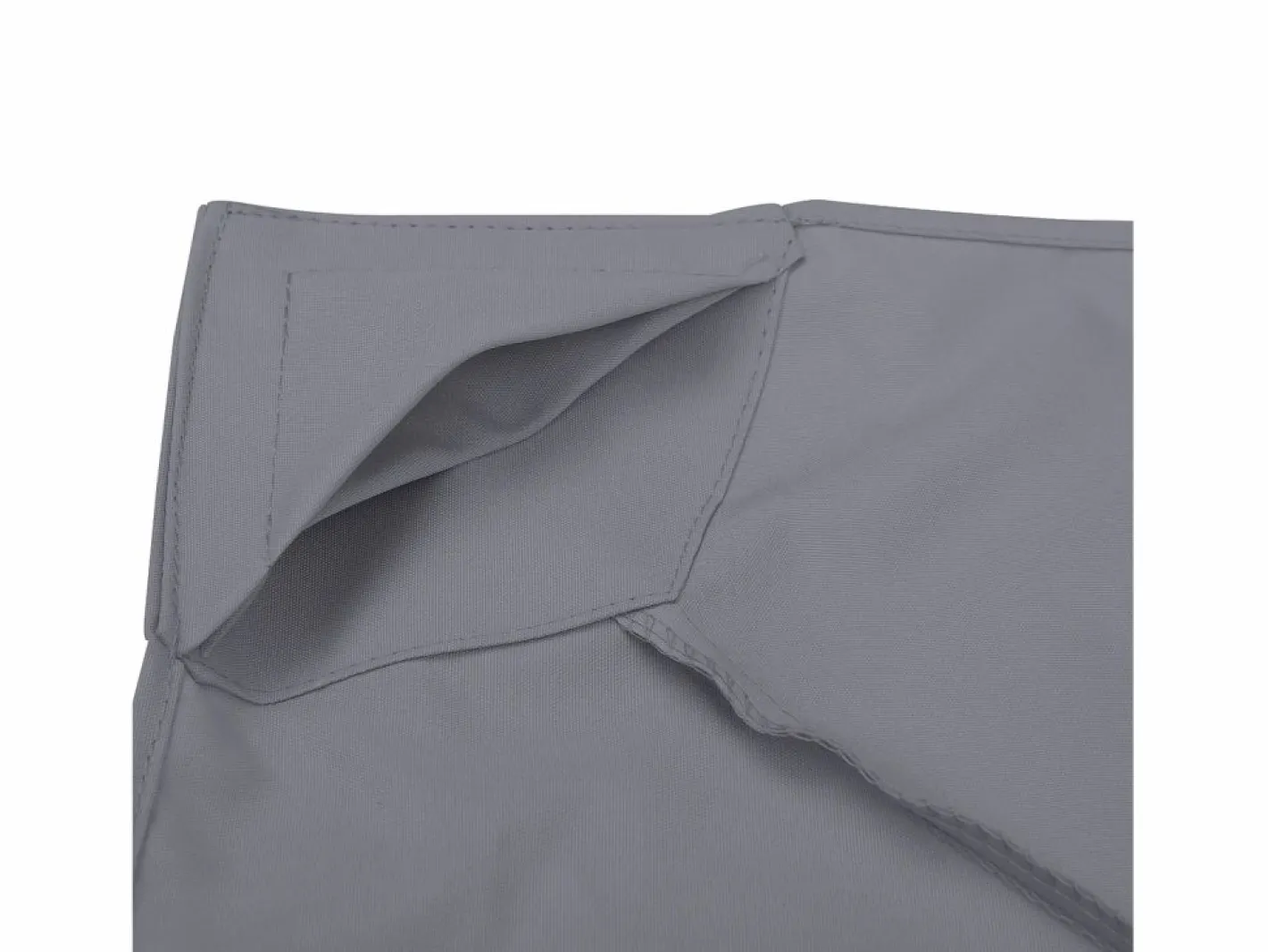 Techo de repuesto para pabellón metálico de 3x3m, poliéster, impermeable, oscuro (300x300x18 cm)^ New
