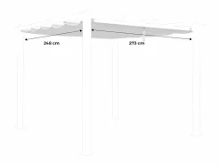 Techo de repuesto para pérgola 3x3m crudo^Sweeek Best