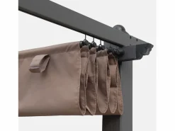 Sweeek Techo de repuesto para pérgola 3x3m pardo Topo Online