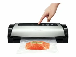 Tefal Vacupack Plus YY3107FB Sellador y Envasadora al Vacío /Acero con Accesorios y Panel Digital Negro Outlet