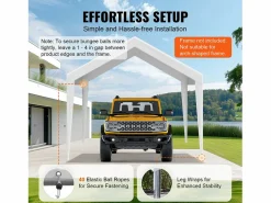 Cochera|Tejido de Avent SucceBuy de Repuesto para Abri D'Automóvil, 305 x 610 cm, , Lona Resistente para Cobertizo de Garaje, Impermeable y con Protección UV