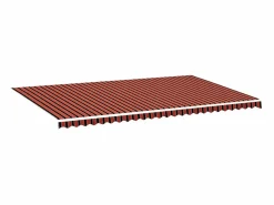 Tela de repuesto para toldo naranja y marrón 6x3,5 m ES34062^ Best