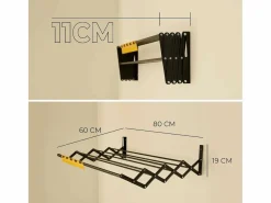 Tendedero Plegable Pared Wall V80 - Newlux^ Online