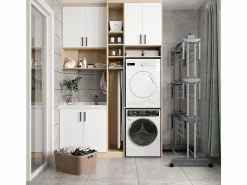 Tendedero plegable y extensible con gran capacidad de secado^