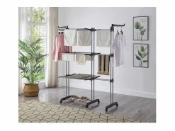 Tendedero plegable y extensible con gran capacidad de secado^