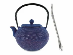 Tetera china de hierro fundido Song 1,2 L + pajita de acero inoxidable con filtro^ Outlet