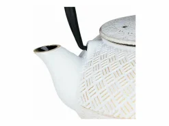 Tetera de hierro fundido Tamayuki blanca - 0,8L Blanco New