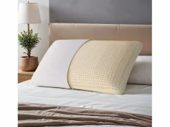 Set de 3 almohadas de Memory Foam 40×70 cm, H 11 cm, cervicales, hipoalergénicas y transpirables^The White Stone New