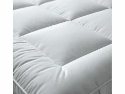 The White Stone Topper Cama|Protector de Colchón Acolchado con Relleno de 1000 g/m² |Funda de Microfibra Transpirable con Gomas en las Esquinas |120x200 Hot