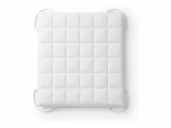 The White Stone Topper Cama|Protector de Colchón Acolchado con Relleno de 1000 g/m² |Funda de Microfibra Transpirable con Gomas en las Esquinas |120x200 Hot