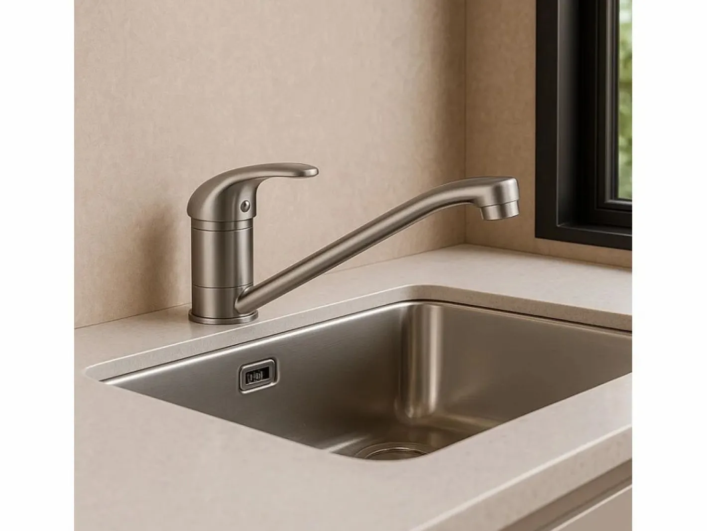Essebagno Grifo De Cocina|Théo mezclador de fregadero de acero inoxidable