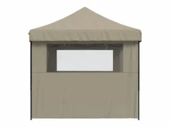 Tienda de fiesta plegable Pop-Up con 3 paredes laterales taupe ES479435^ Online