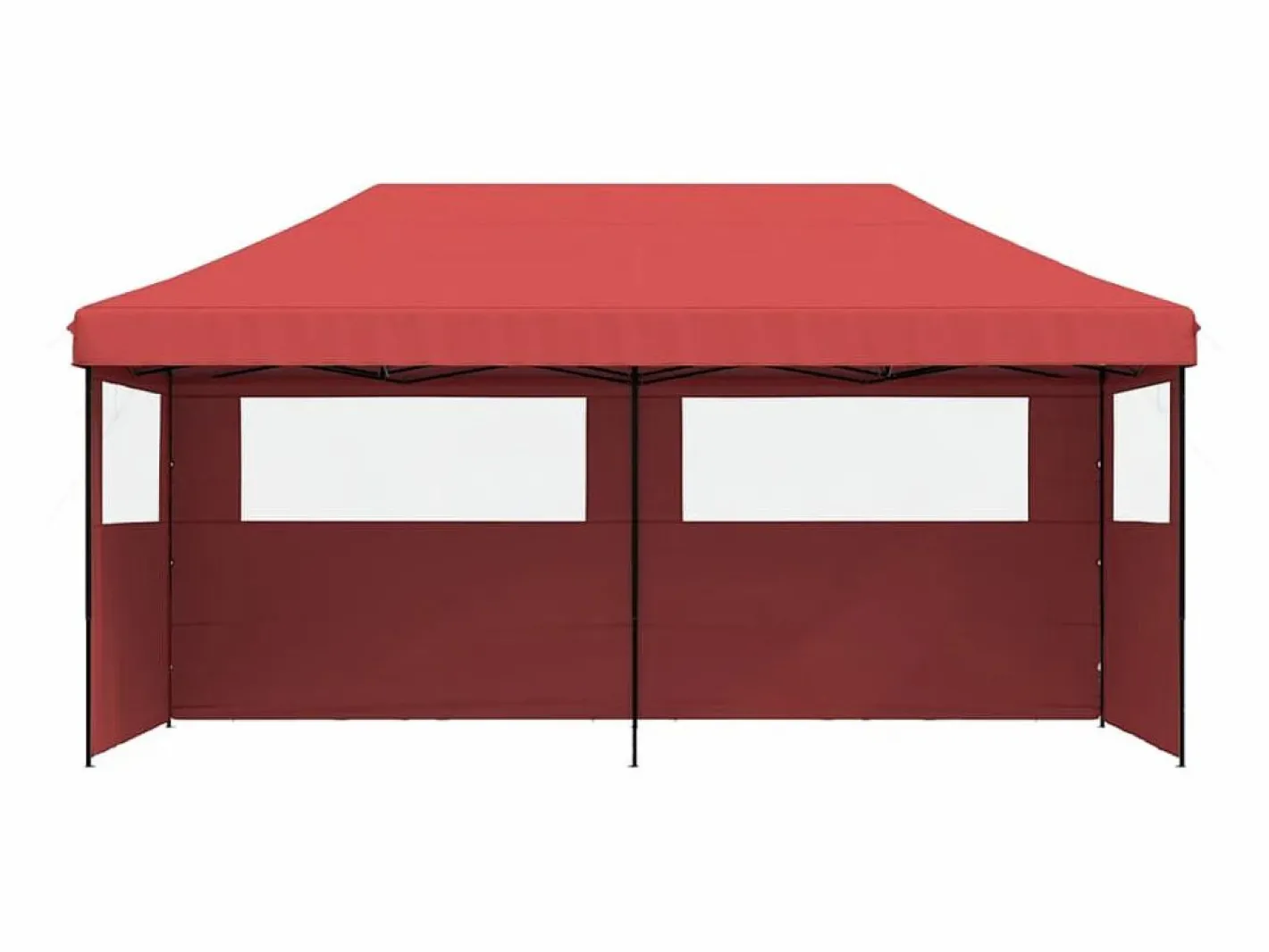 Tienda de fiesta plegable Pop-Up 3 paredes laterales burdeos ES617088^ Online