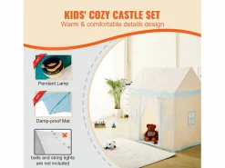 Tienda de Juegos para Niños SucceBuy, 1 a 5 Años, con Alfombra y Lámpara^ Discount