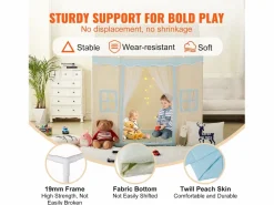 Tienda de Juegos para Niños SucceBuy, 1 a 5 Años, con Alfombra y Lámpara^ Discount