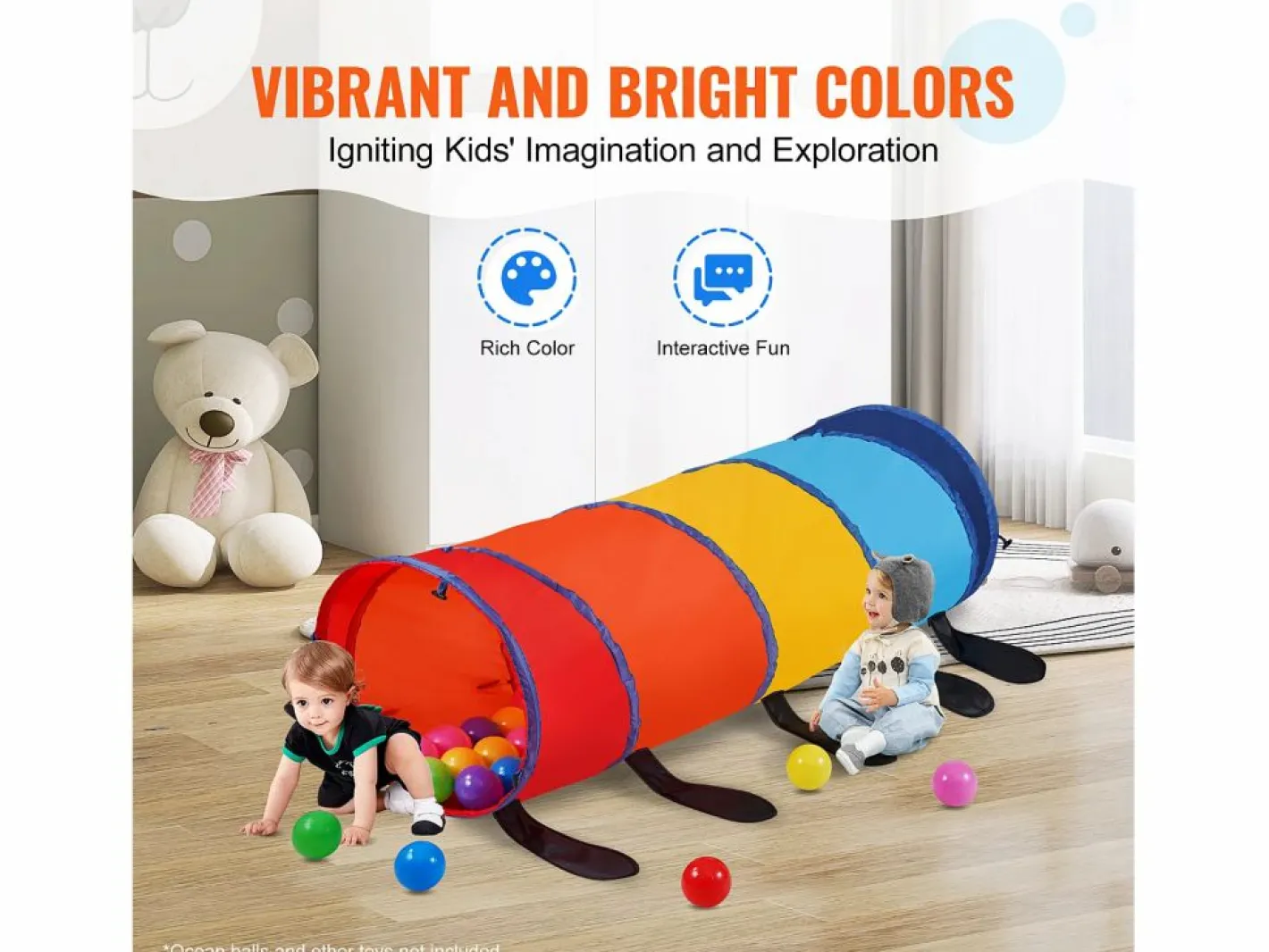 Mueble De Bebé|Tienda SucceBuy, Túnel de Escalada para Gusanos, Juguete para Bebés/ Mascotas, con Estuche, Interior/Exterior