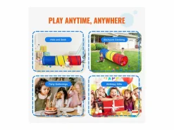 Tienda SucceBuy Túnel Trepadero Desmontable para Niños, para Bebés y Mascotas con Estuche de Transporte Online