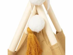 Tipi Infantil Wapi Ocre 120 cm - Enrollable y portátil en Poliéster-Algodón^Atmosphera for Kids Hot