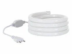 Ledkia Tira LED Neón Regulable 220V Amarillo Circular 360 9W/m Corte 100cm IP67 a Medida 5 m Blanco Discount