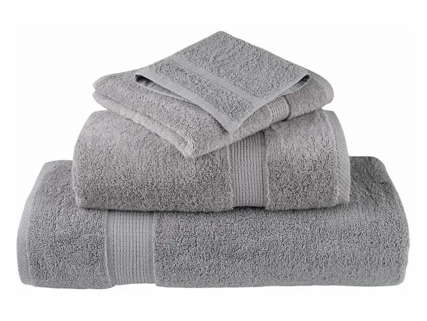 Toallas de baño 4 uds 100% algodón 100x150 cm 600 gsm ES934950^ Clearance
