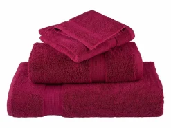 Textil De Baño|Textil De Baño|Toallas de baño 10 uds 100% algodón burdeos 100x150 cm 600 gsm ES522569