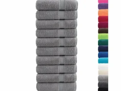 Textil De Baño|Textil De Baño|Toallas de baño 10 uds 100% algodón 100x150 cm 600 gsm ES399846